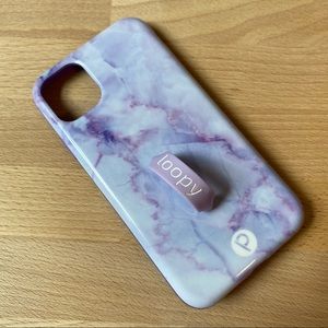 Loopy Case Purple Marble Gloss Edition Iphone 11